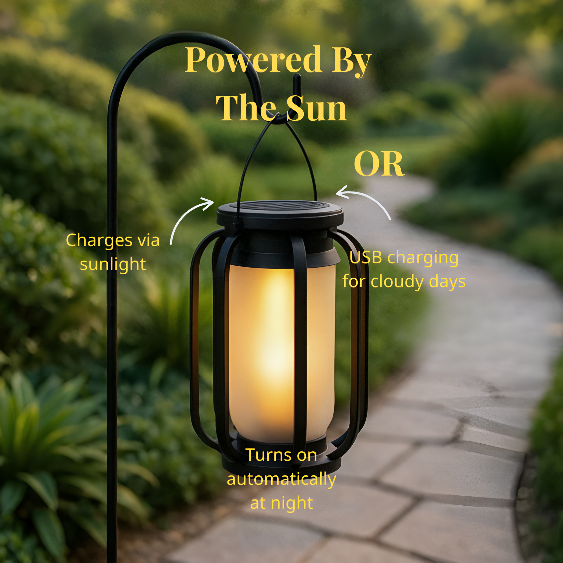 Honō - Flame Solar Lantern