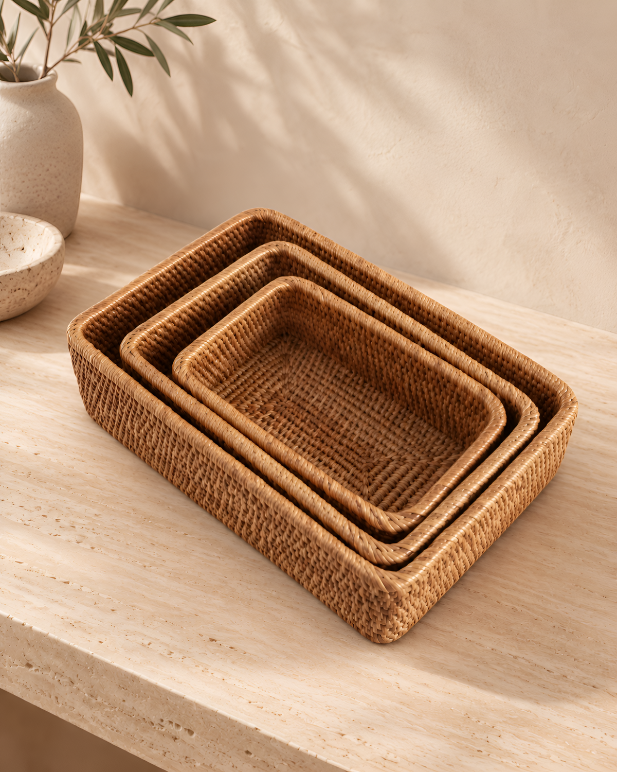 Kobako Rattan Storage Basket
