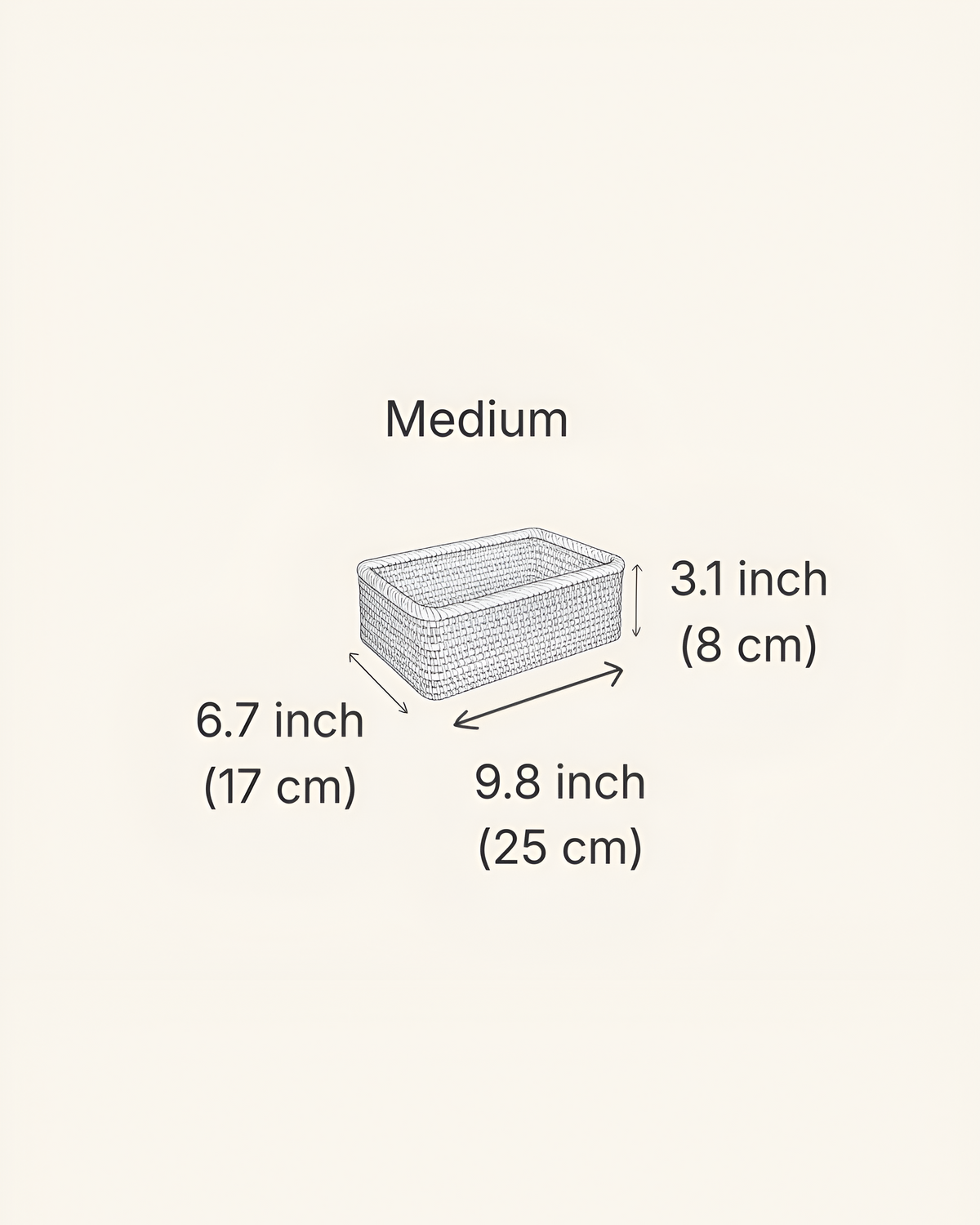 Kobako Rattan Storage Basket