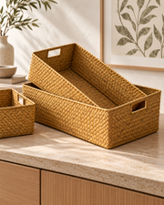Ireko Seagrass Storage Basket