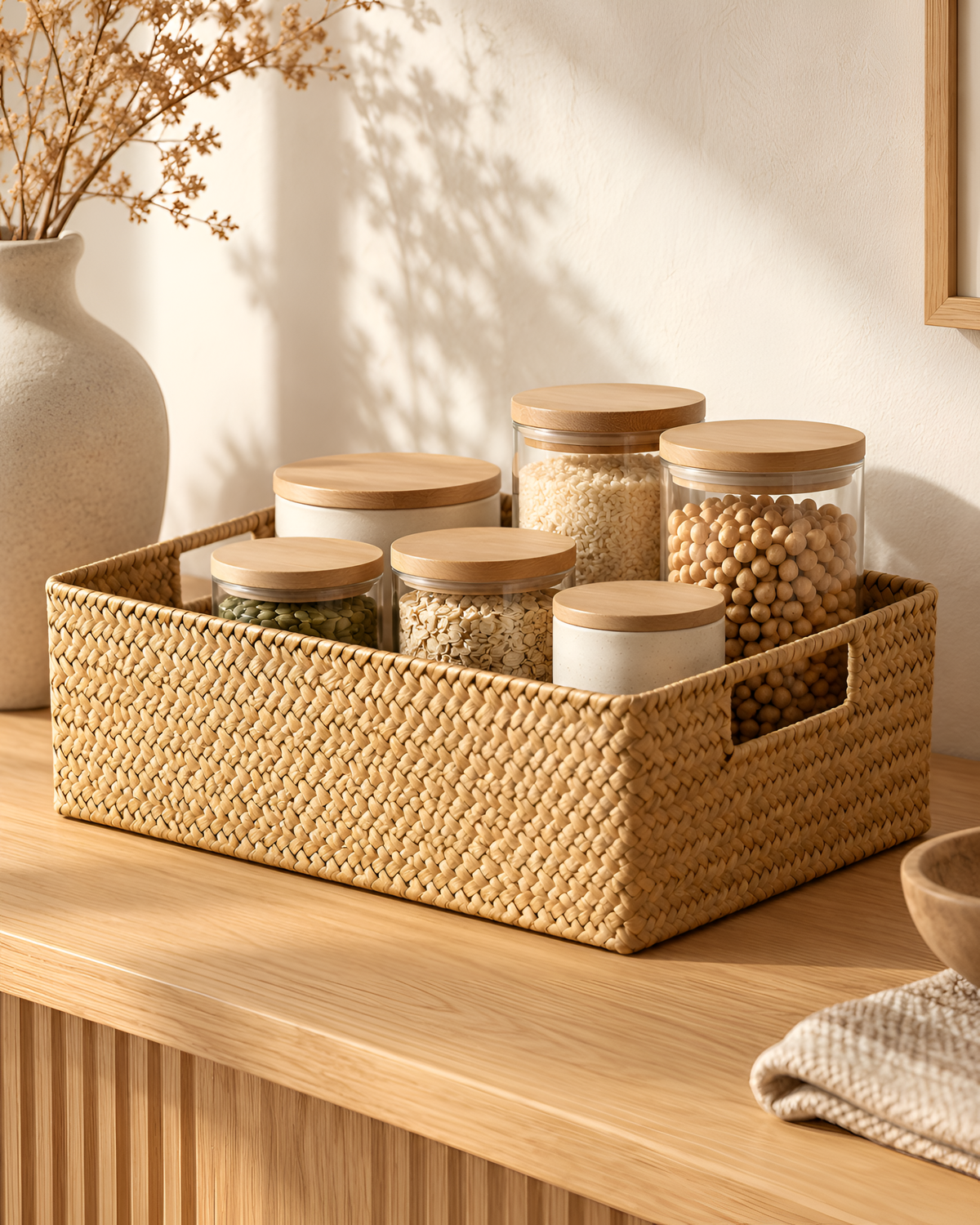 Ireko Seagrass Storage Basket