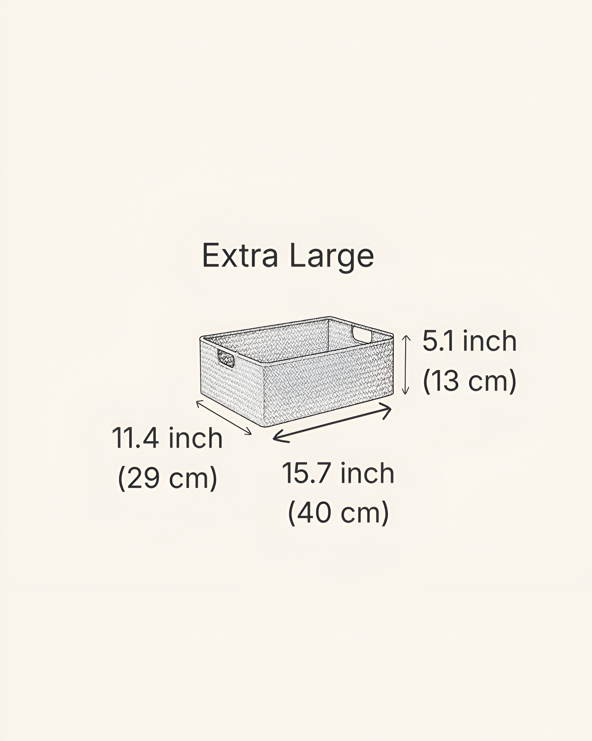 Ireko Seagrass Storage Basket
