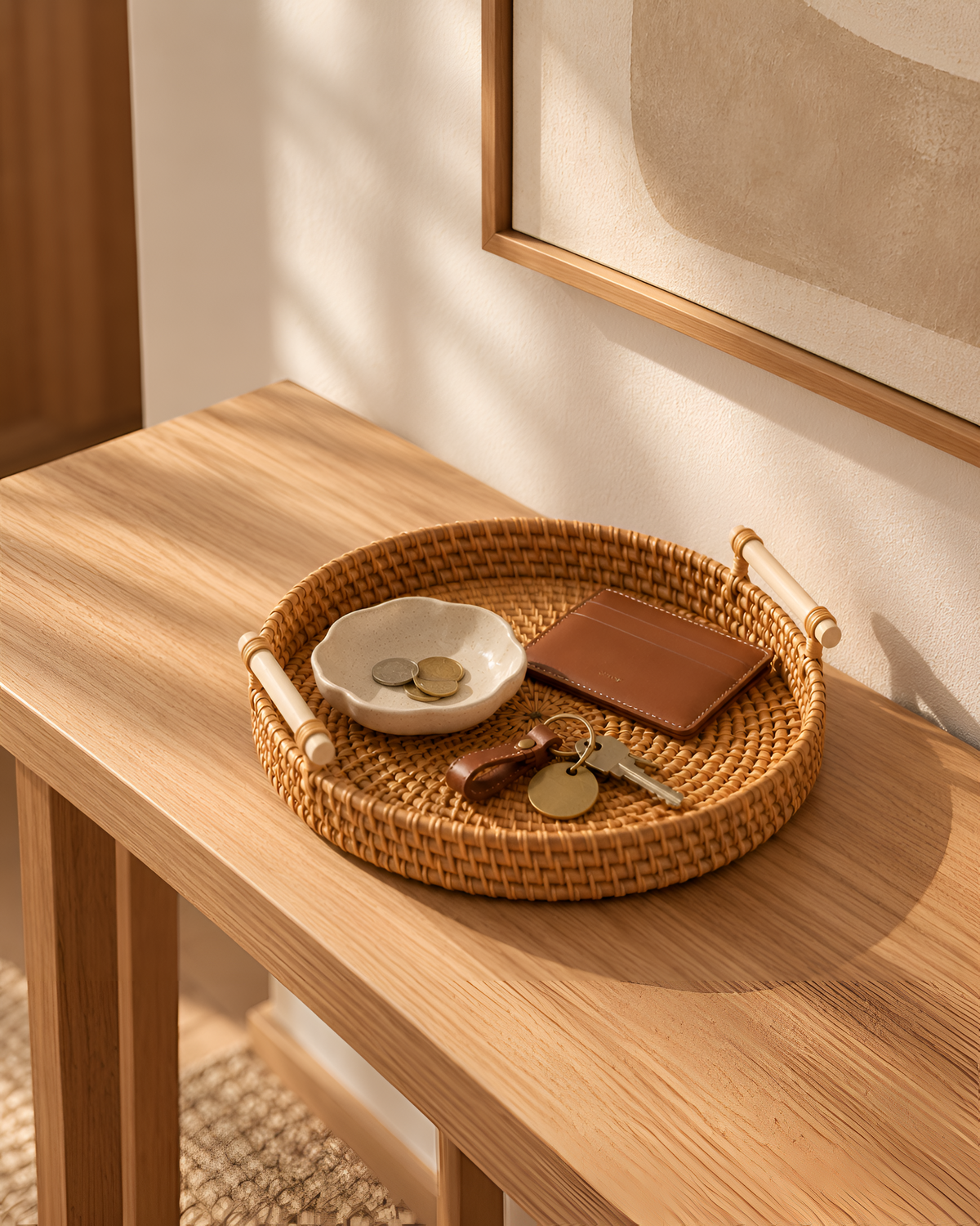 Uzu Rattan Storage Tray