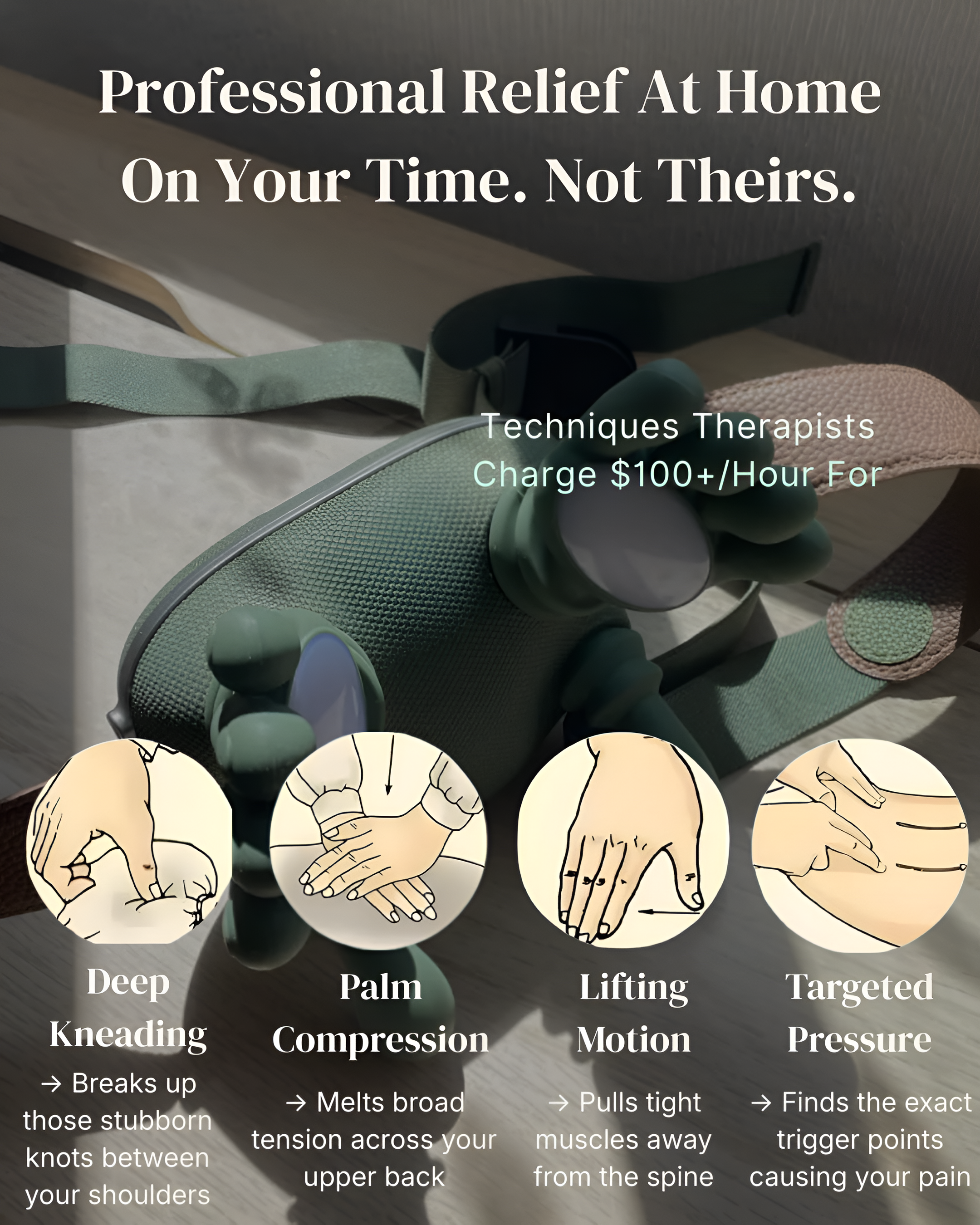 Teate - Hand Contoured Massager