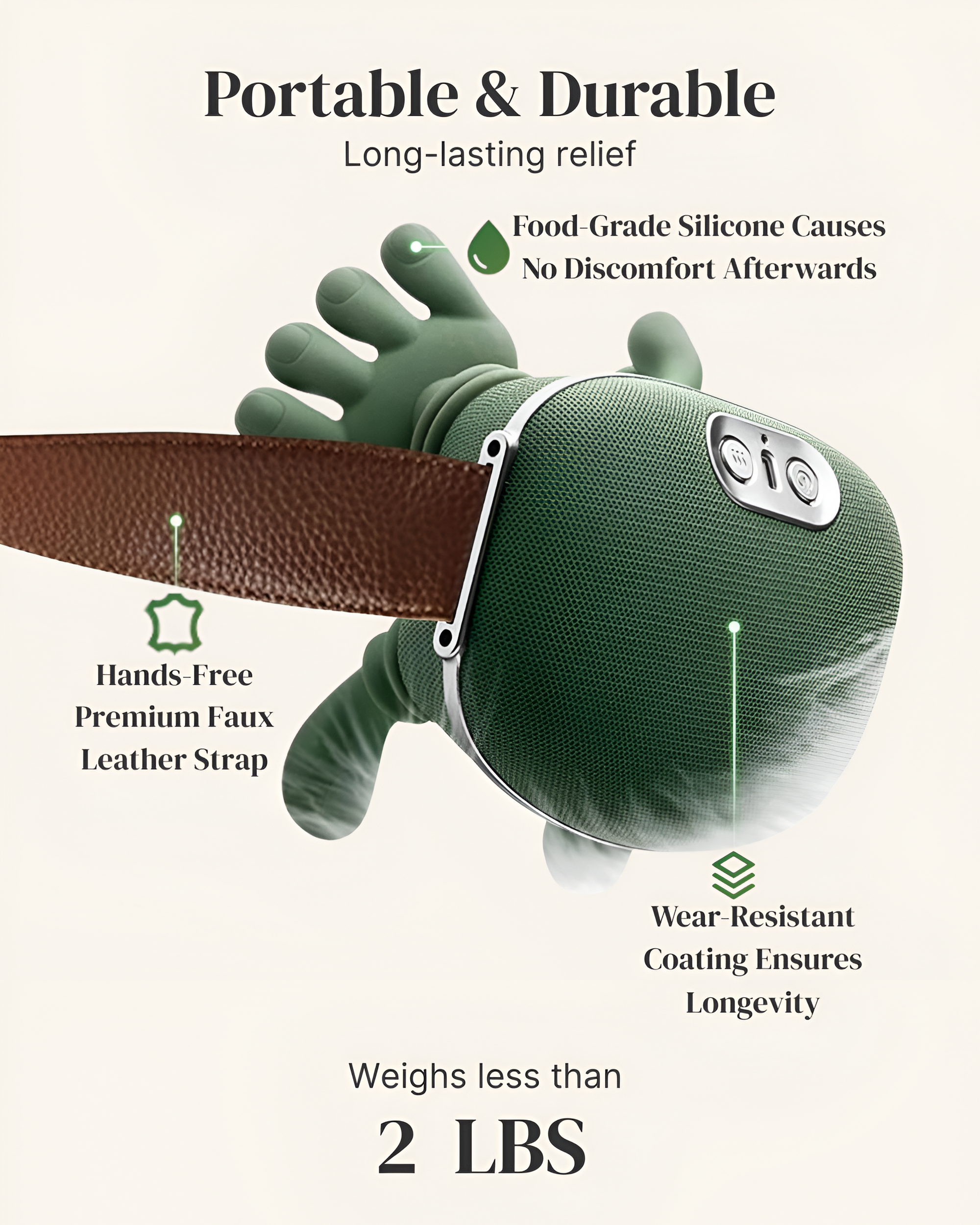 Teate - Hand Contoured Massager