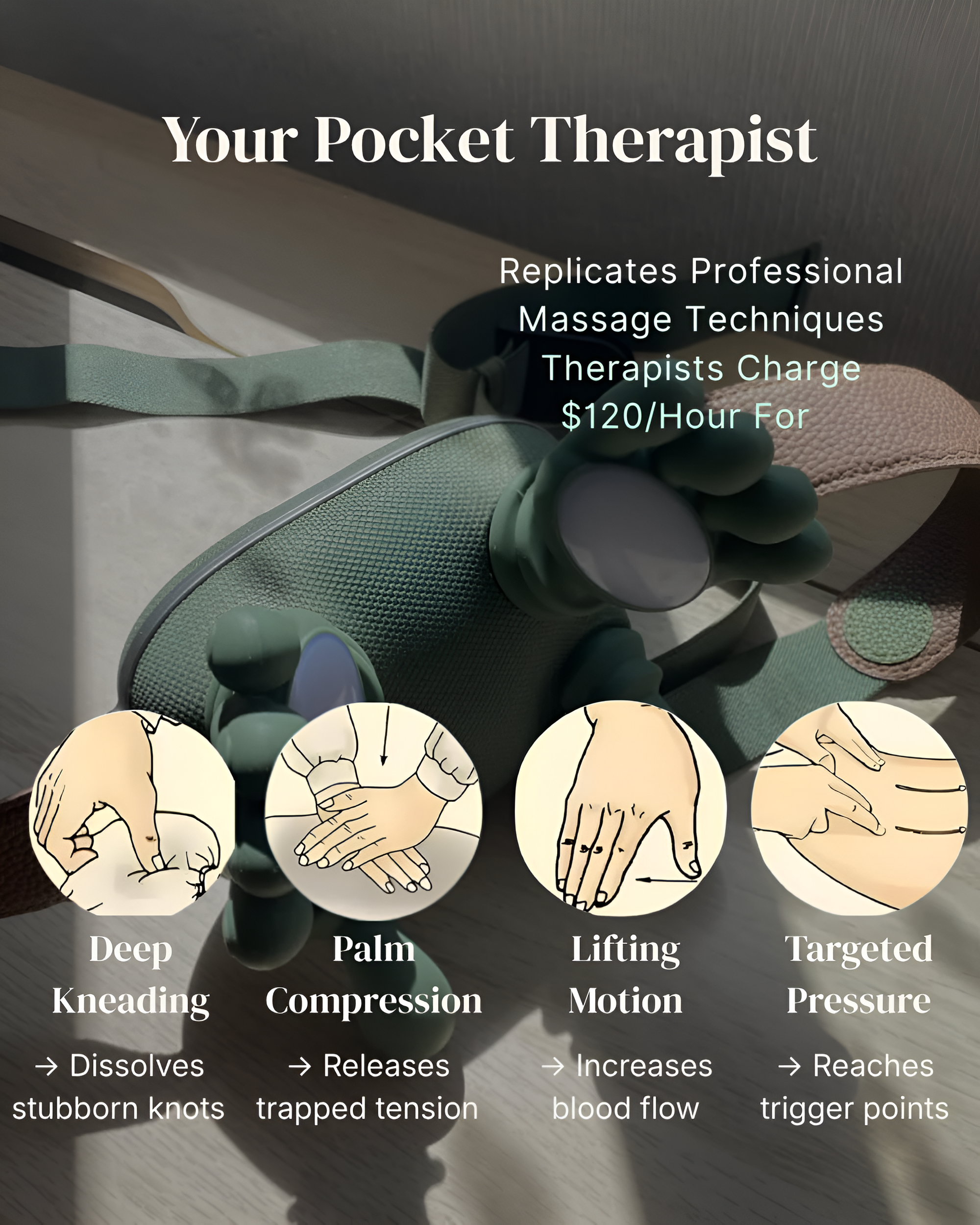 Teate - Hand Contoured Massager